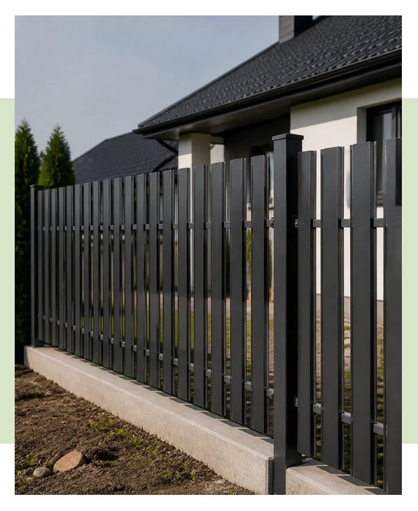 Установка забора из евроштакетника в Юрге по цене от 3423 р. | ЗаборЭксеперт-Юрг